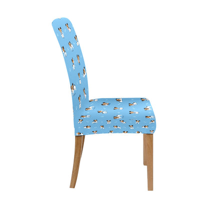 Russell Terriers Print Design LKS3010 Dining Chair Slipcover