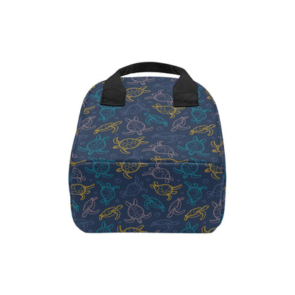 Sea Turtle Baby Print Insulated Lunch Bag