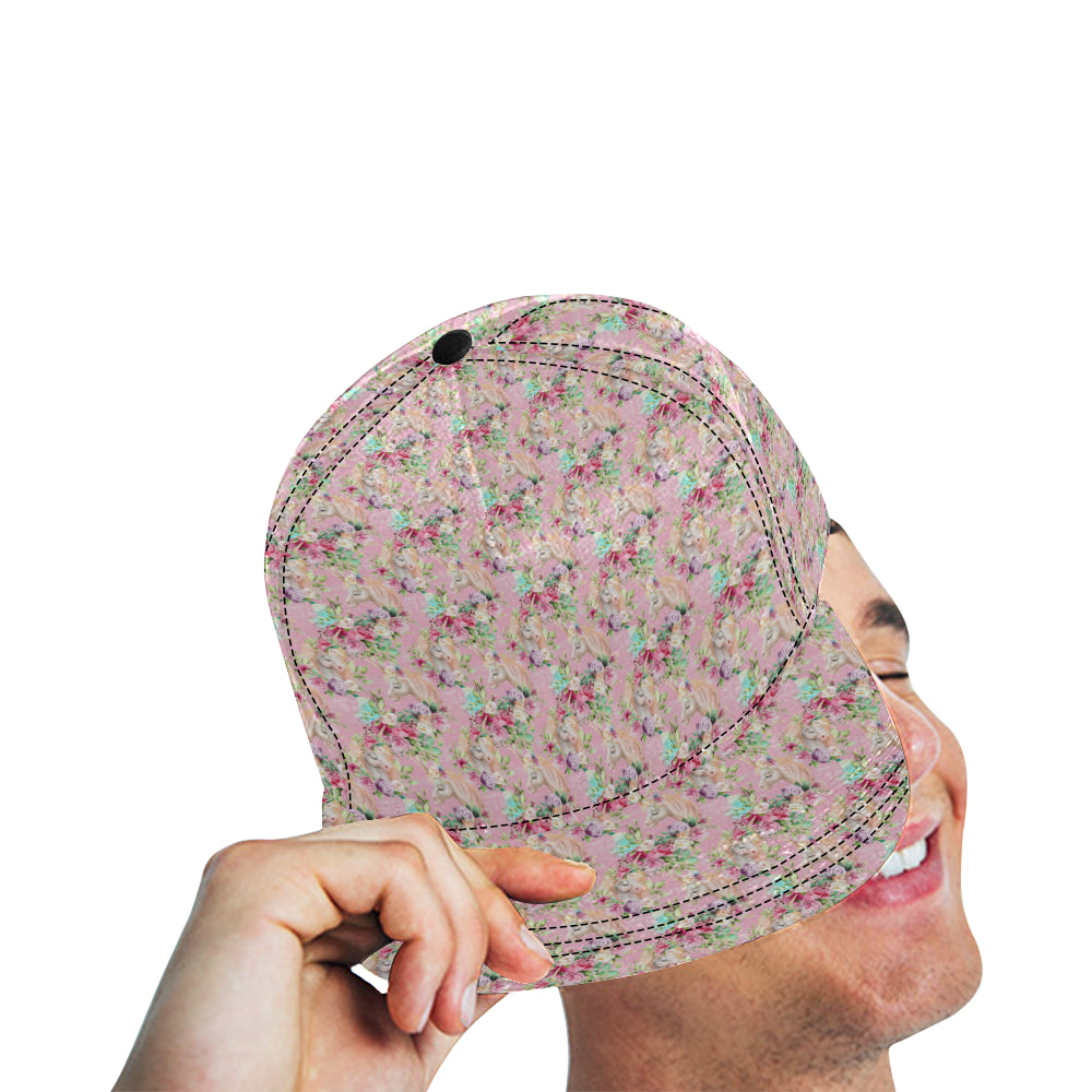 Unicorn Princess with Rose Snapback Cap
