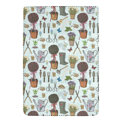 Gardening Pattern Print Design G01 Women's Trifold Wallet