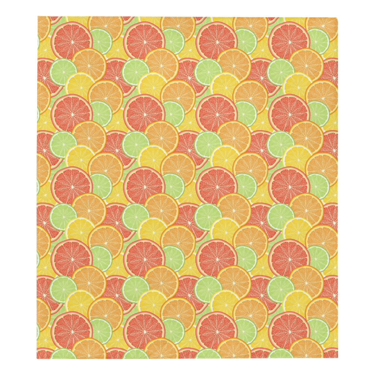 Grapefruit Pattern Print Design GF01 Premium Quilt