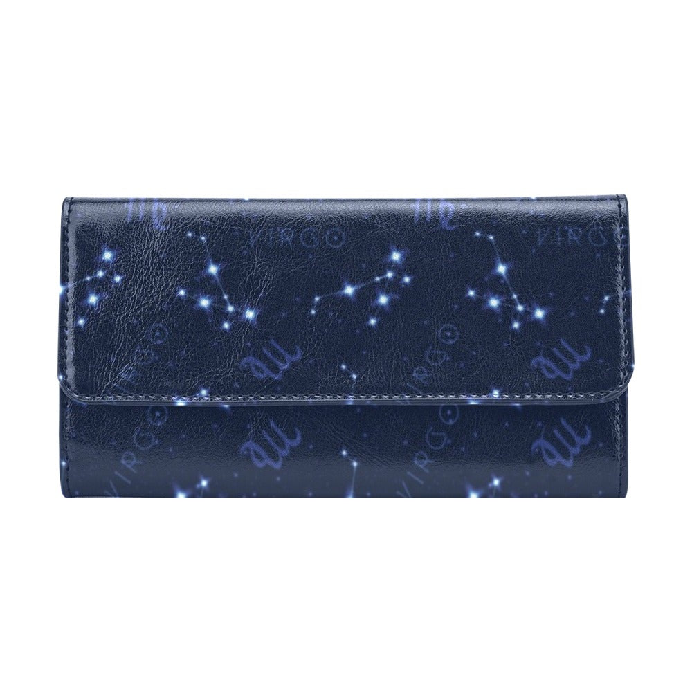 Virgo Print Design LKS303 Women's Trifold Wallet