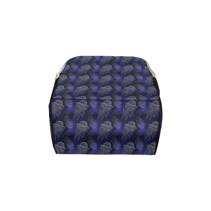 Jellyfish Pattern Print Design 02 Diaper Bag Backpack
