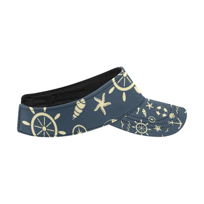 Nautical Pattern Print Design A01 Unisex Sun Visor
