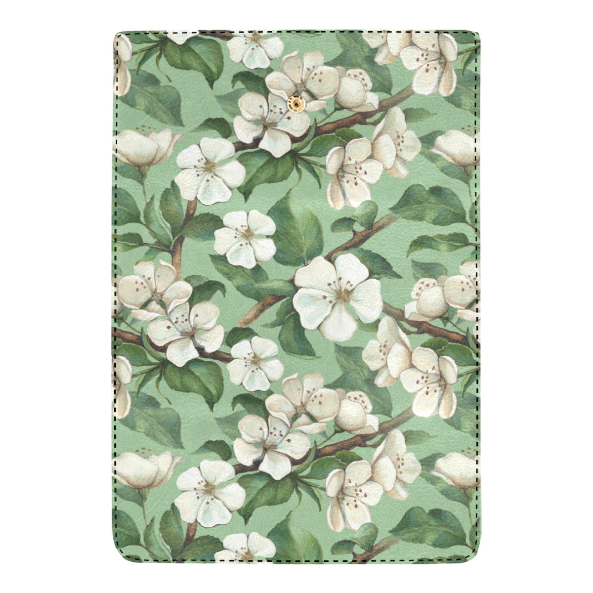 Apple blossom Pattern Print Design AB02 Women's Trifold Wallet