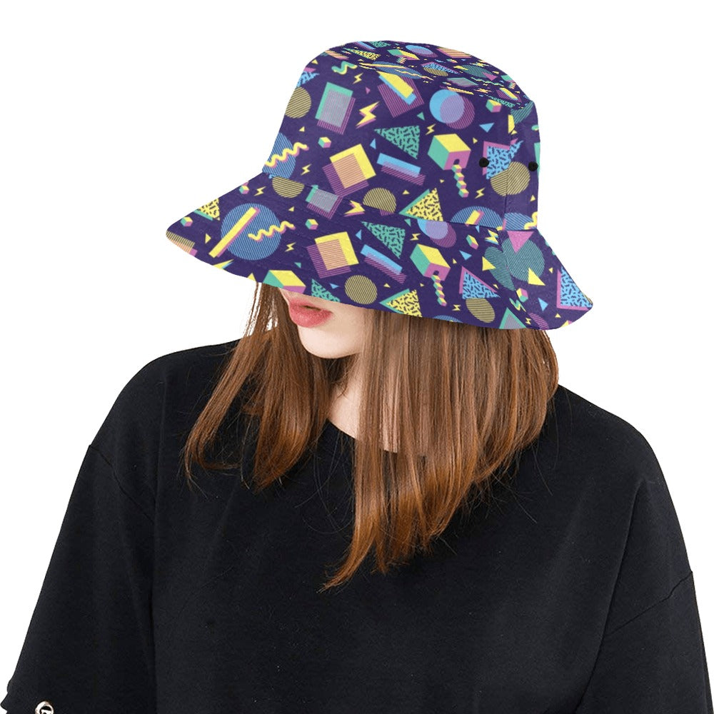 Geometric Print Design LKS401 Unisex Bucket Hat