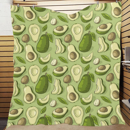 Avocado Pattern Print Design AC03 Premium Quilt
