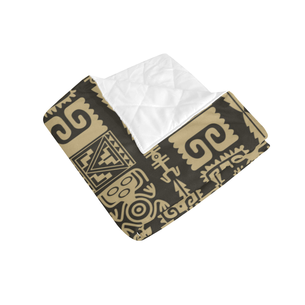 Mayan Pattern Print Design 03 Premium Quilt