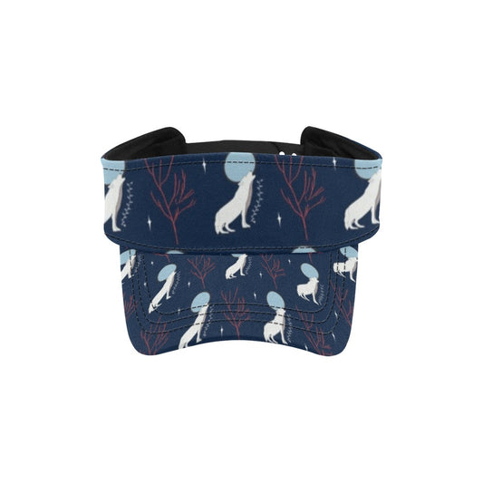 Wolf Moon Print Design LKS304 Unisex Sun Visor