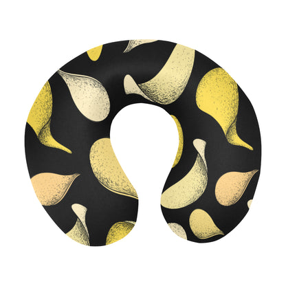 Potato Pattern Print Design A02 U-Shaped Travel Neck Pillow
