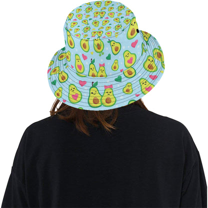 Avocado Pattern Print Design AC09 Unisex Bucket Hat