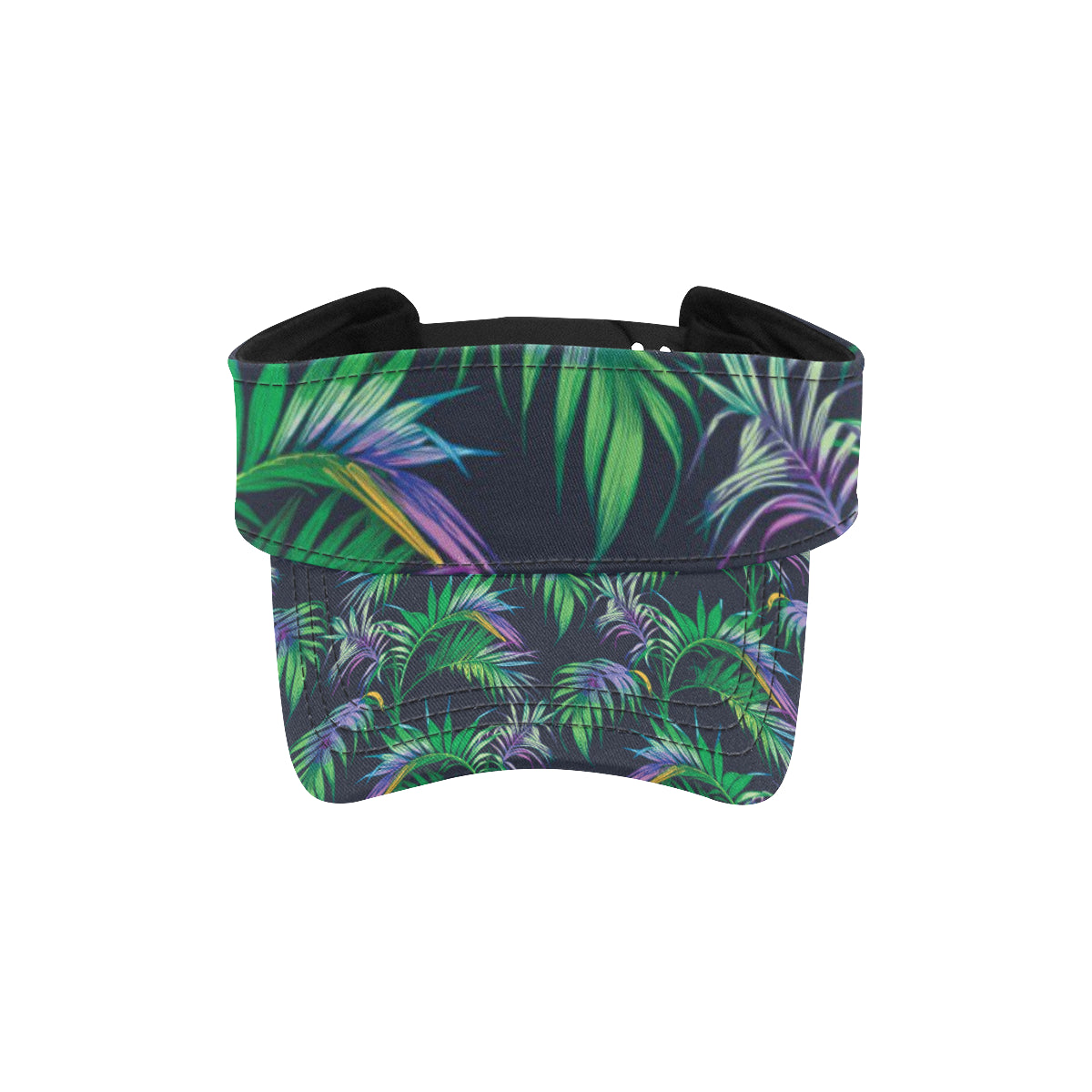 Palm Leaves Pattern Print Design PL04 Unisex Sun Visor