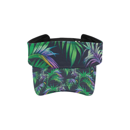 Palm Leaves Pattern Print Design PL04 Unisex Sun Visor
