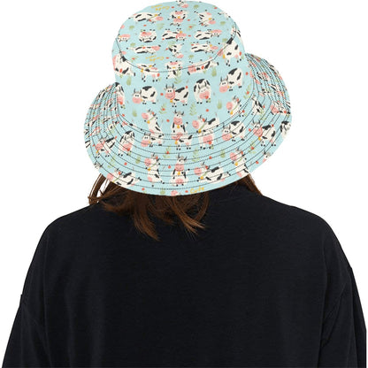Cattle Print Design LKS403 Unisex Bucket Hat