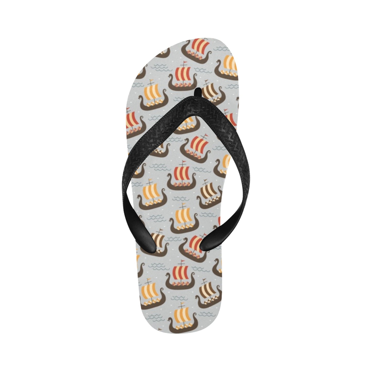 Vikings Print Design LKS308 Flip Flops