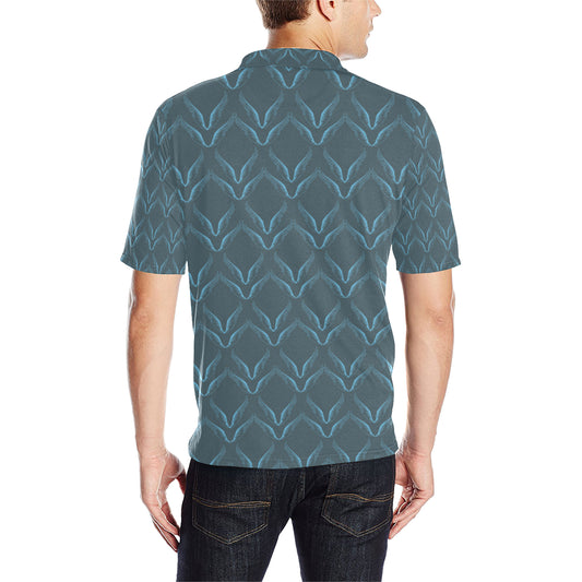 Angel Wings Pattern Print Design 04 Men Polo Shirt