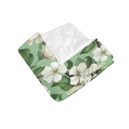 Apple blossom Pattern Print Design AB02 Premium Quilt
