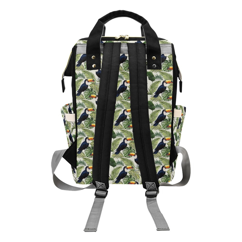 Toucan Print Design LKS308 Diaper Bag Backpack