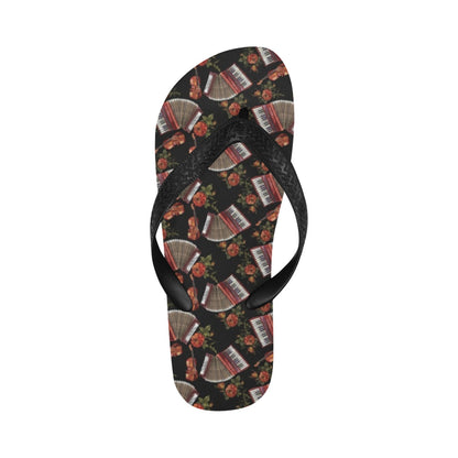 Accordion Print Design LKS403 Flip Flops