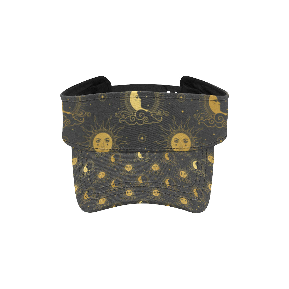 Celestial Moon Sun Pattern Print Design 05 Unisex Sun Visor