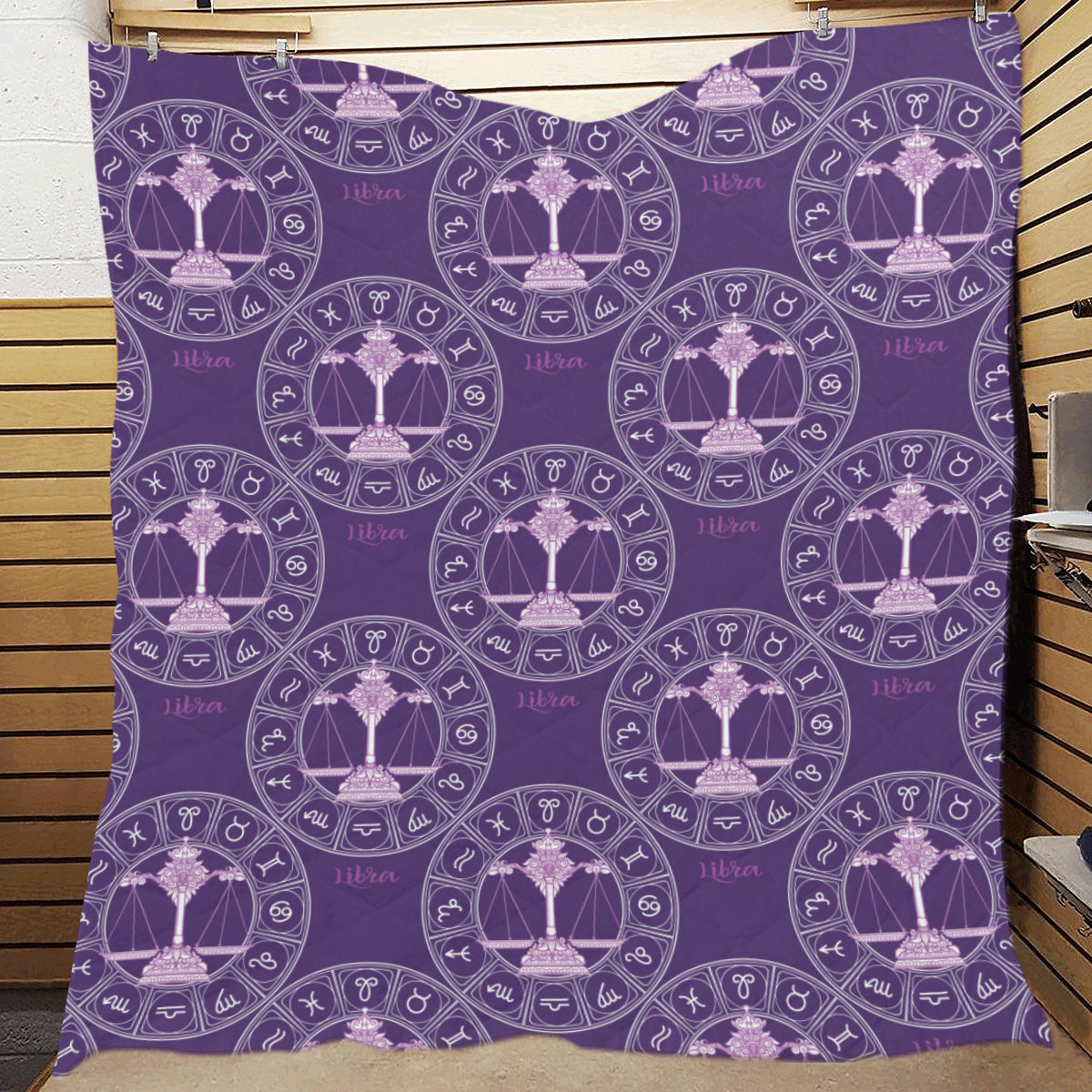 Libra Pattern Print Design 03 Premium Quilt