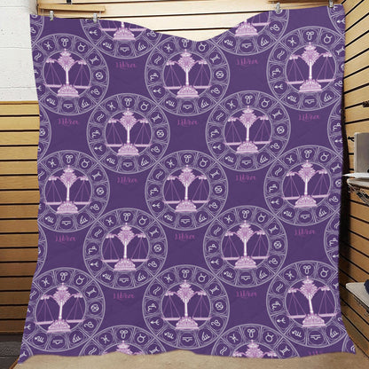 Libra Pattern Print Design 03 Premium Quilt