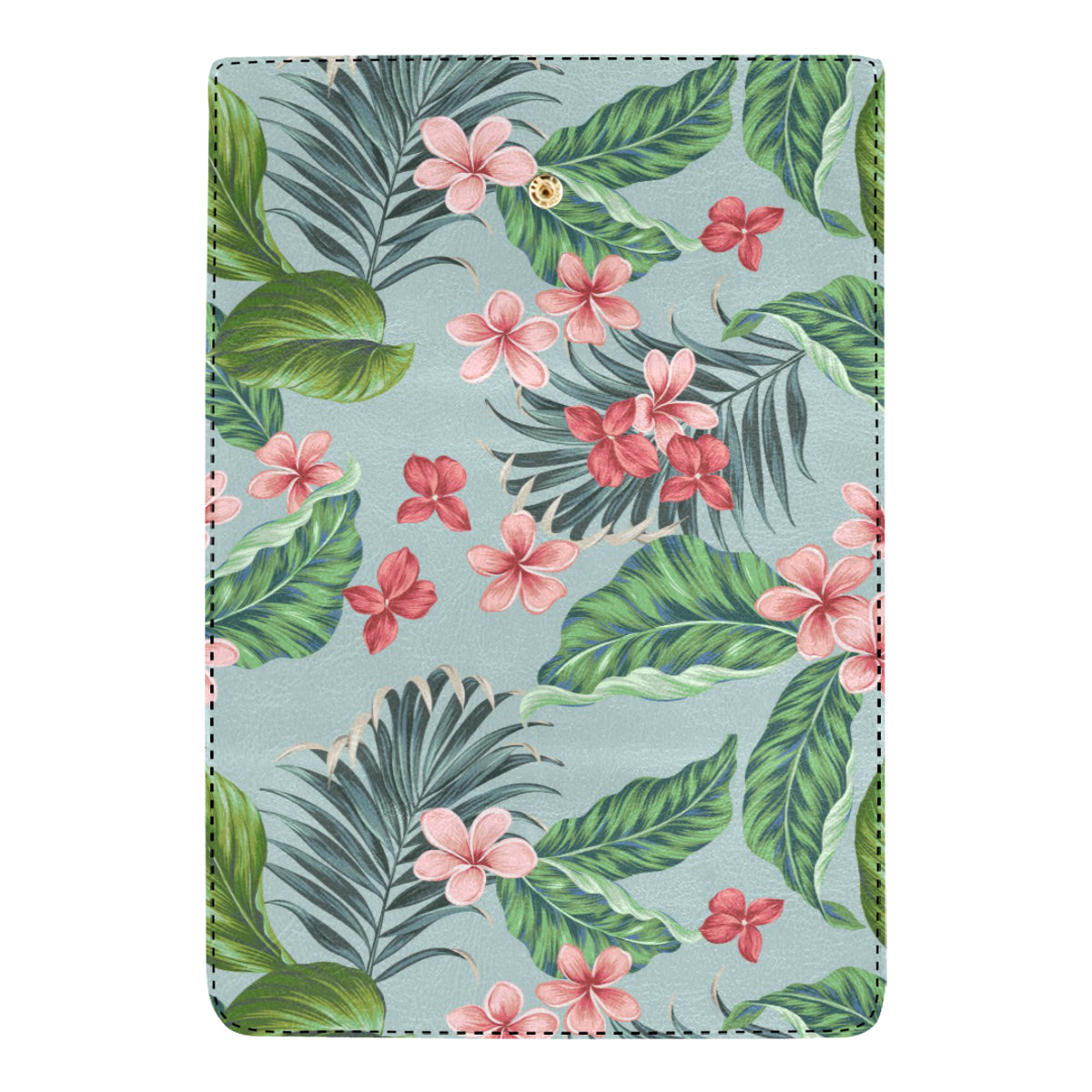 Plumeria Pattern Print Design PM027 Women's Trifold Wallet