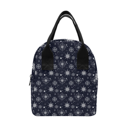 Nautical Sky Design Themed Print Insulated Lunch Bag