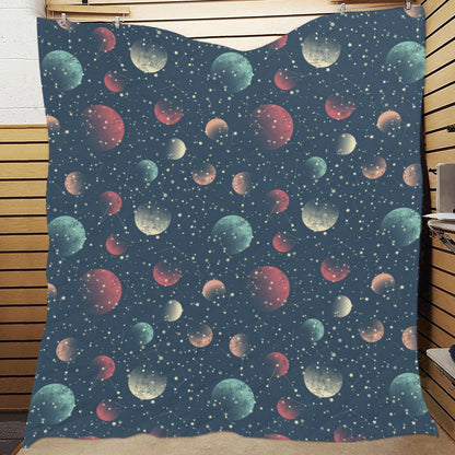 Cosmic Pattern Print Design 04 Premium Quilt