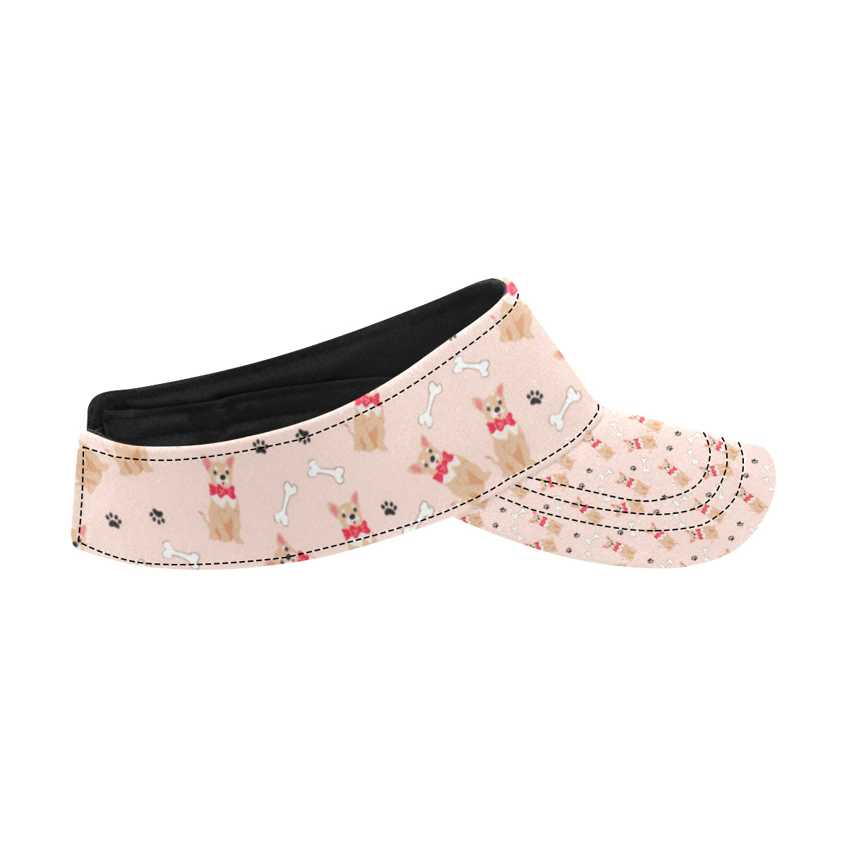 Chihuahua Pattern Print Design 04 Unisex Sun Visor