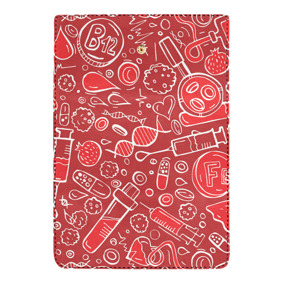 Phlebotomist Pattern Print Design A02 Women's Trifold Wallet