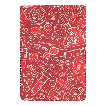 Phlebotomist Pattern Print Design A02 Women's Trifold Wallet