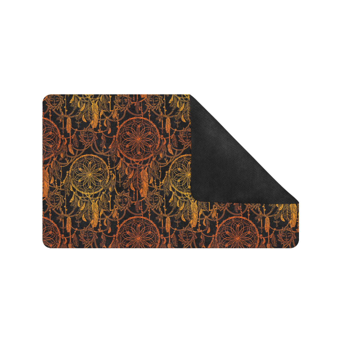 Dream catcher Sun and Moon Rubber Doormat