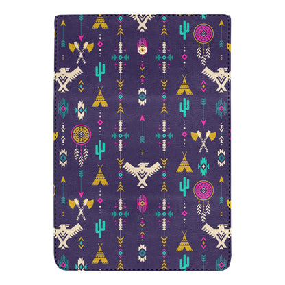 Native American Eagle Indian Pattern Women's Trifold Wallet