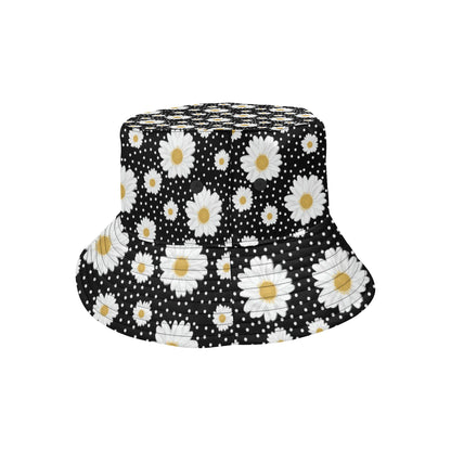 Daisy Pattern Print Design DS02 Unisex Bucket Hat