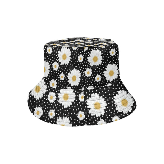 Daisy Pattern Print Design DS02 Unisex Bucket Hat