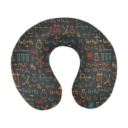 Chemical Pattern Print Design 03 U-Shaped Travel Neck Pillow