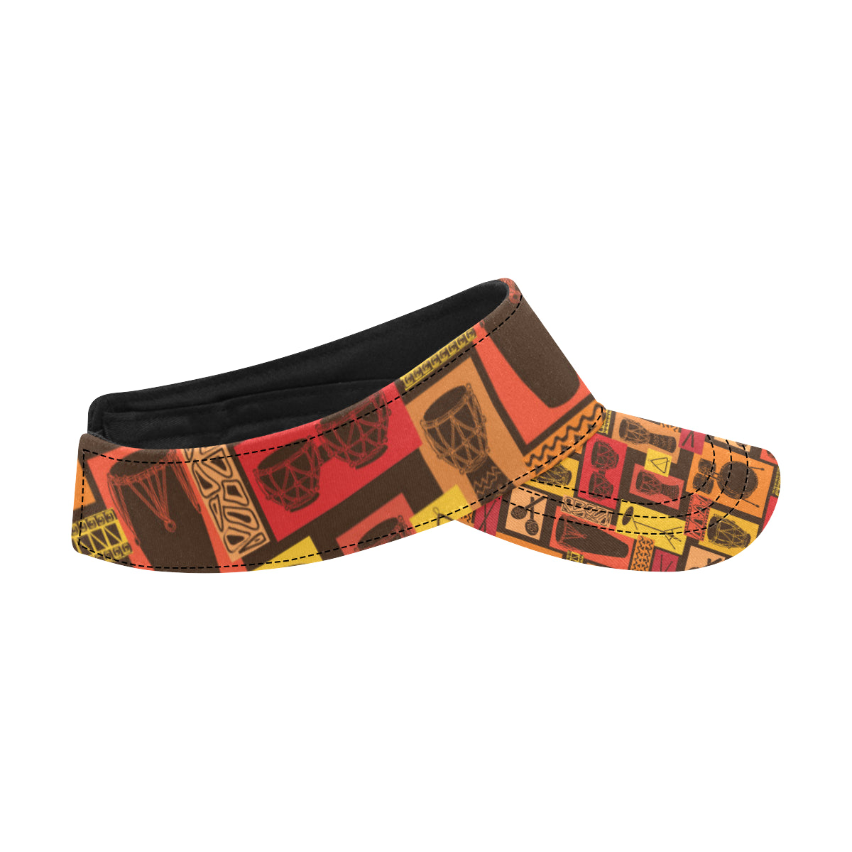 Percussion Pattern Print Design 02 Unisex Sun Visor