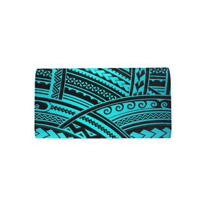 Polynesian Tribal Women's Trifold Wallet