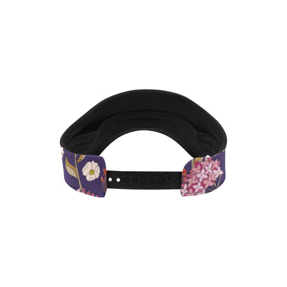 Hydrangea Pattern Print Design HD010 Unisex Sun Visor