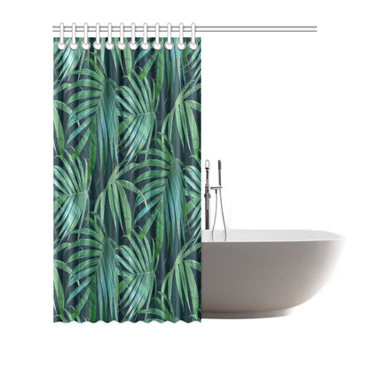 Tropical Flower Pattern Print Design TF011 Shower Curtain