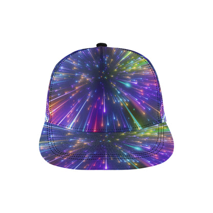 Celestial Rainbow Speed Light Snapback Cap