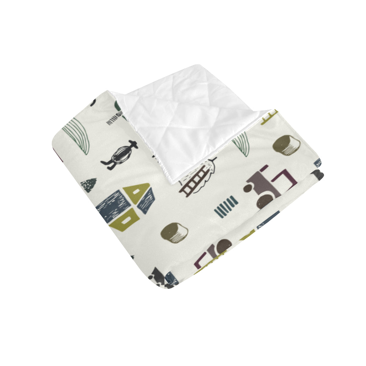 Agricultural Farm Print Design 01 Premium Quilt