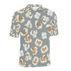 Popcorn Pattern Print Design A05 Men Polo Shirt