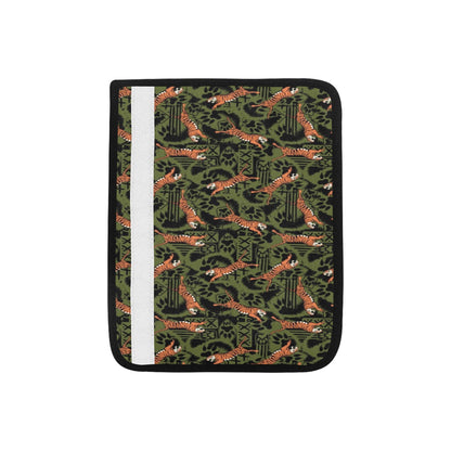 Tiger Pattern Print Design LKS303 Car Seat Belt Cover