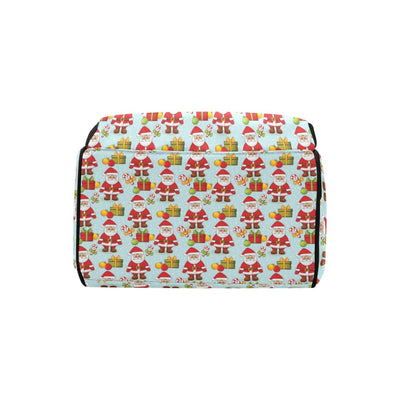 Santa Christmas Themed Print Design LKS303 Diaper Bag Backpack