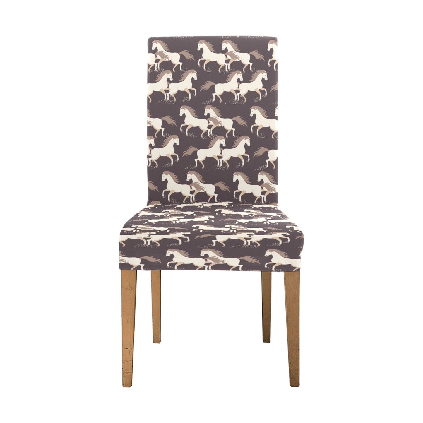 Horse Print Design LKS304 Dining Chair Slipcover