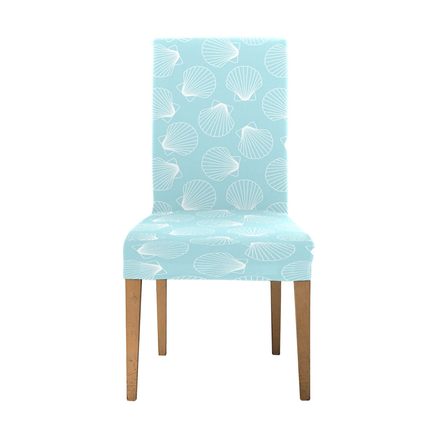 Seashell Print Design LKS3010 Dining Chair Slipcover