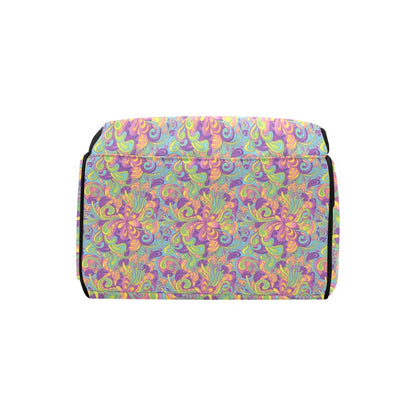 Trippy Print Design LKS306 Diaper Bag Backpack
