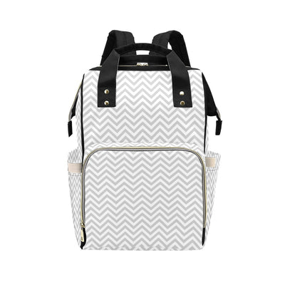 Chevron Print Design LKS401 Diaper Bag Backpack